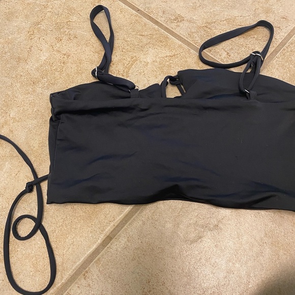 Set Lot 4 New NWT Anthropologie Dippin' Daisy Swimsuit Bikini S Black Yellow - Picture 9 of 13